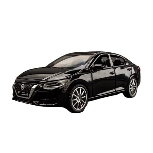 XGFFBAGB 1/32 Für Sylphy Legierung Auto Modell Diecast Metall Spielzeug Fahrzeuge Auto Modell Sound Und Licht Sammlung Spielzeug Geschenk(Black,with Box) von XGFFBAGB