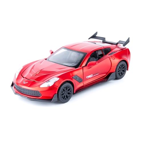 XGFFBAGB 1/32 Für ZR1 Sportwagen Spielzeugauto Modellauto Diecast Metal Alloy Scale Fahrzeuge Geschenke(No Box) von XGFFBAGB