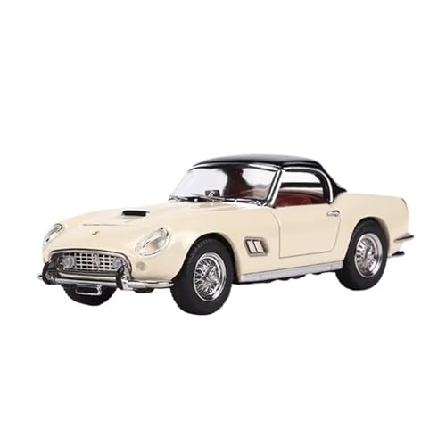 XGFFBAGB 1/64 Für 250GT Cabrio Roadster Legierung Modell Auto(Yellow,No Box) von XGFFBAGB