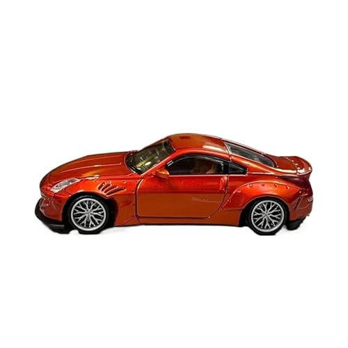 XGFFBAGB 1/64 Für 350Z Ente Schwanz Rakete Kaninchen Breite Körper Legierung Auto Modell Sammlung Display Ornament Geschenk(Red A,No Box) von XGFFBAGB