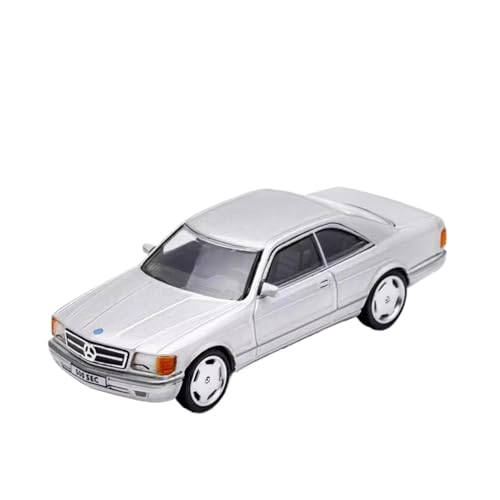 XGFFBAGB 1/64 Für 500SEC Legierung Spielzeug Motor Fahrzeug Diecast Metall Modell Geschenk Spielzeug(Silver,with Box) von XGFFBAGB