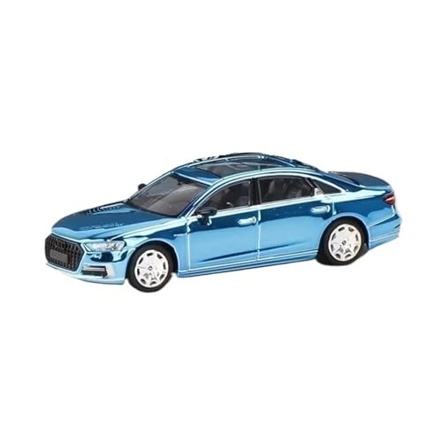 XGFFBAGB 1/64 Für A8 Limousine Modell Freilauf Räder Spielzeug Auto Diecast Legierung Sammlung Geschenk(Blue B,with Box) von XGFFBAGB