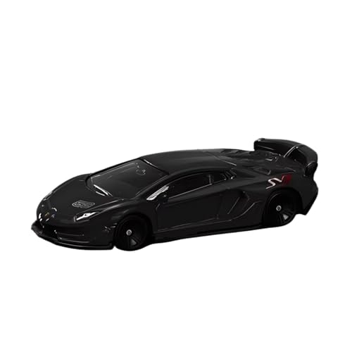 XGFFBAGB 1/64 Für Aventador SVJ Diecast Fahrzeug Kunst Geschenk Spielzeug(Black,with Box) von XGFFBAGB