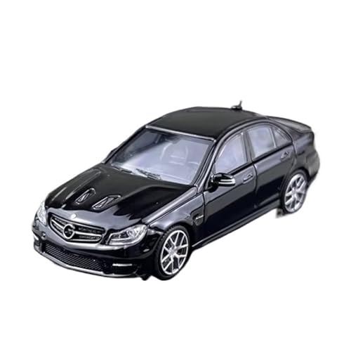 XGFFBAGB 1/64 Für C63 Edition 507 W204 Druckguss-Modellauto(Black,with Box) von XGFFBAGB