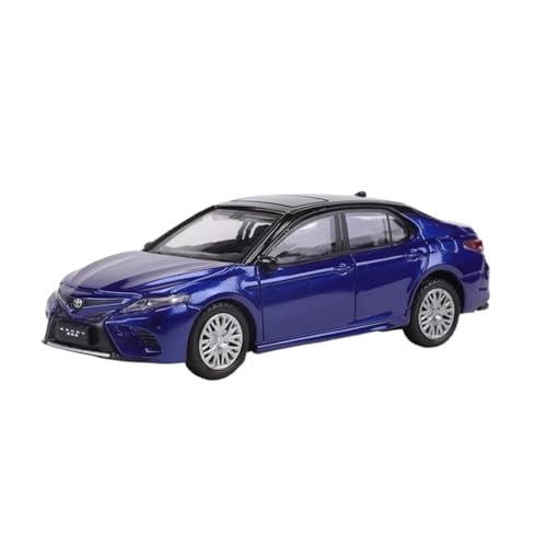 XGFFBAGB 1/64 Für Camry Druckguss-Legierung Modellauto Geschenke Hybrid/Premium/Sports Collection Display Ornamente(Blue C,No Box) von XGFFBAGB