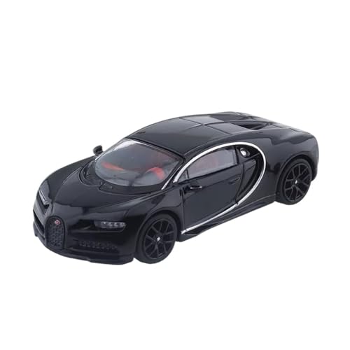 XGFFBAGB 1/64 Für Chiron Sportwagen Legierung Spielzeug Motor Fahrzeug Diecast Metall Modell Geschenk Spielzeug(Black,No Box) von XGFFBAGB