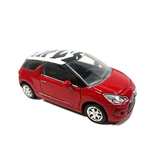 XGFFBAGB 1/64 Für Citroen DS3 Rally Auto Druckguss Legierung Auto Modell Sammlung Ornamente Geschenke Spielzeug(Rosso,No Box) von XGFFBAGB