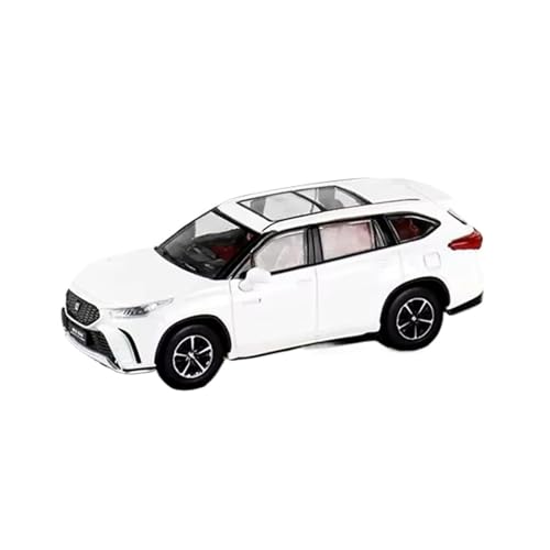 XGFFBAGB 1/64 Für Crown Kluger Vintage Diecast Klassische SUV Modell Auto Hobby Geschenke Sammlung(White,No Box) von XGFFBAGB