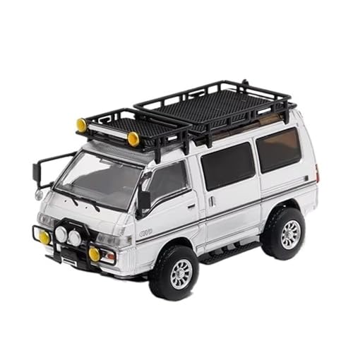 XGFFBAGB 1/64 Für Delica 3 Druckguss-Modellauto(Silver,No Box) von XGFFBAGB