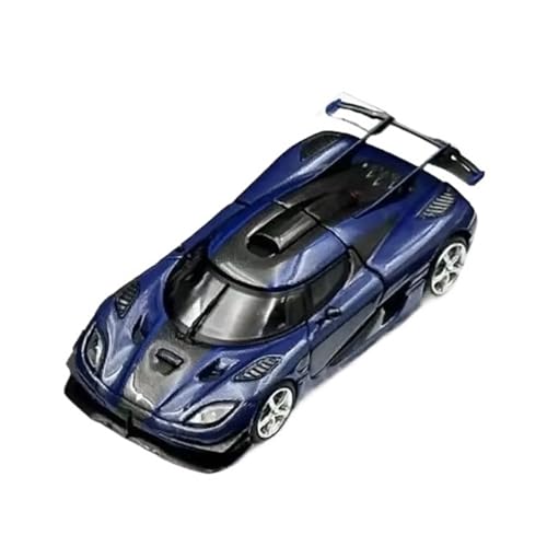 XGFFBAGB 1/64 Für EINE Carbon Fiber Hood Streifen Geöffnete Haube Diecast Auto Modell Sammlung Spielzeug(Blu,with Box) von XGFFBAGB