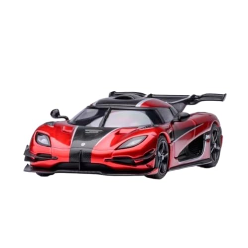 XGFFBAGB 1/64 Für EINE Carbon Fiber Hood Streifen Geöffnete Haube Diecast Auto Modell Sammlung Spielzeug(Rosso,No Box) von XGFFBAGB