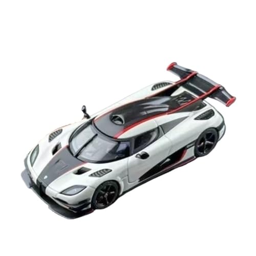 XGFFBAGB 1/64 Für EINE Carbon Fiber Hood Streifen Geöffnete Haube Diecast Auto Modell Sammlung Spielzeug(White,No Box) von XGFFBAGB