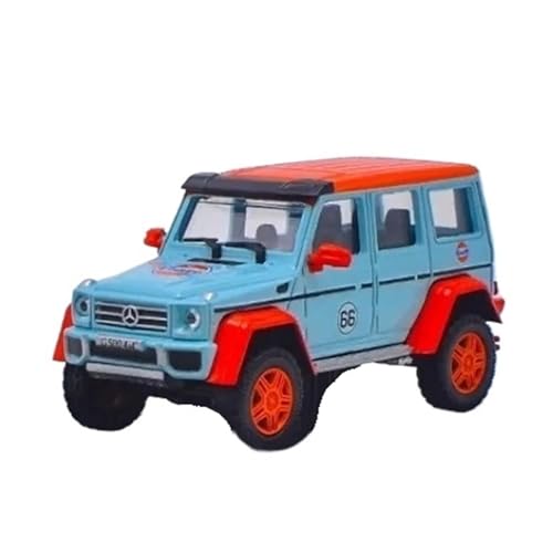 XGFFBAGB 1/64 Für G500 4X4 G-Klasse Pickup Legierung Auto Modell Sammeln Spielzeug Geschenk Souvenir Display(Blu,No Box) von XGFFBAGB