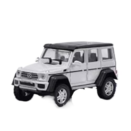 XGFFBAGB 1/64 Für G500 4X4 G-Klasse Pickup Legierung Auto Modell Sammeln Spielzeug Geschenk Souvenir Display(White,with Box) von XGFFBAGB