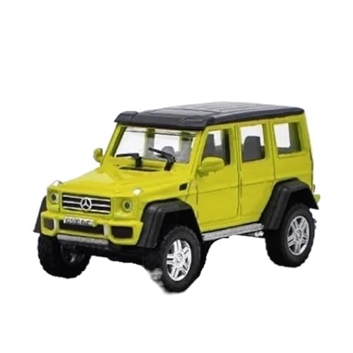 XGFFBAGB 1/64 Für G500 4X4 G-Klasse Pickup Legierung Auto Modell Sammeln Spielzeug Geschenk Souvenir Display(Yellow,with Box) von XGFFBAGB