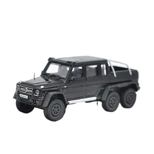 XGFFBAGB 1/64 Für G63 6X6 G-Klasse Pickup Legierung Auto Modell Sammeln Spielzeug Geschenk Souvenir Display(Black,with Box) von XGFFBAGB