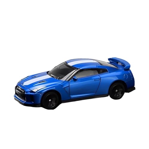 XGFFBAGB 1/64 Für GT-R R35 Auto Modell Maßstab Diecast Fahrzeug Geschenk Spielzeug(Blu) von XGFFBAGB