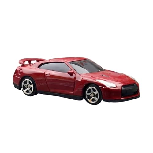 XGFFBAGB 1/64 Für GT-R R35 Maßstab Auto Modell Druckguss Fahrzeug Sammlung Geschenk Spielzeug(Rosso,with Box) von XGFFBAGB