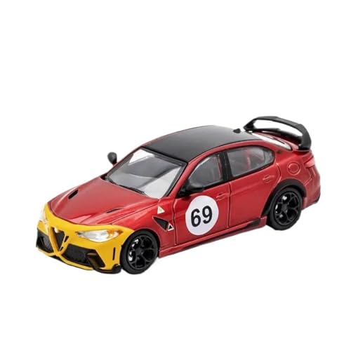 XGFFBAGB 1/64 Für GTA Auto Legierung Diecast Metall Fahrzeug Auto Modell Geschenk Spielzeug(Red Yellow,with Box) von XGFFBAGB