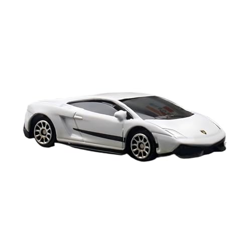 XGFFBAGB 1/64 Für Gallardo LP570-4 Superlight Maßstab Auto Modell Diecast Fahrzeug Sammlung Geschenk Spielzeug(White,with Box) von XGFFBAGB