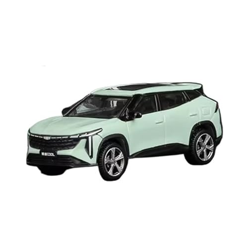 XGFFBAGB 1/64 Für Geely Boyue Cooles Automodell SUV Druckgussfahrzeuge Spielzeug Diecast Voiture Geschenksammlung(Green,with Box) von XGFFBAGB