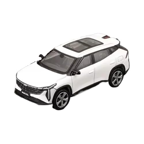 XGFFBAGB 1/64 Für Geely Zeekr SUV MPV Diecast Modell Legierung Auto Modell Spielzeug Sammlung Geschenk(White,No Box) von XGFFBAGB