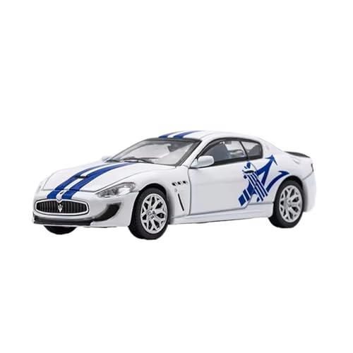 XGFFBAGB 1/64 Für GranTurismo Modell Sportwagen Vintage Diecast Car Collection Spielzeug(White,No Box) von XGFFBAGB