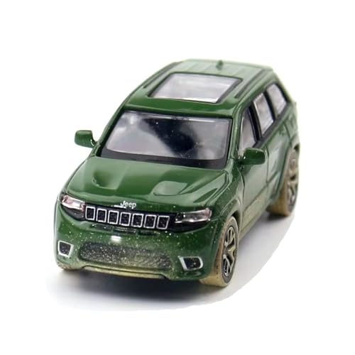 XGFFBAGB 1/64 Für Grand Cherokee Spielzeug Auto SUV Fahrzeug Modell Freies Rad Diecast Metall Sammlung Geschenk(Green D,No Box) von XGFFBAGB