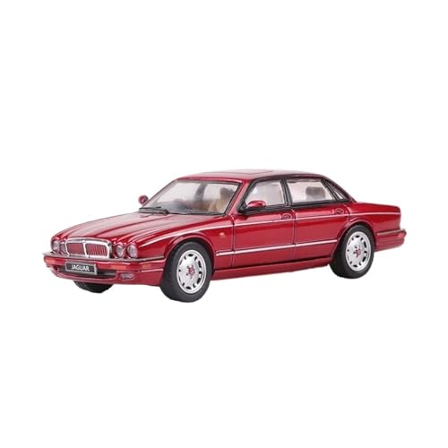 XGFFBAGB 1/64 Für Jaguar XJ X300 Legierung Modell Auto(Rosso,with Box) von XGFFBAGB