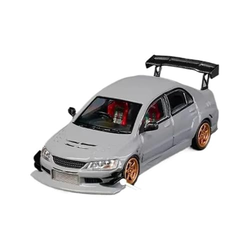 XGFFBAGB 1/64 Für Lancer EVO IX Modell Auto Druckguss Auto Schnelle Demontage Der Nabe Für Sammlung Mit Vitrine(Gray A,No Box) von XGFFBAGB