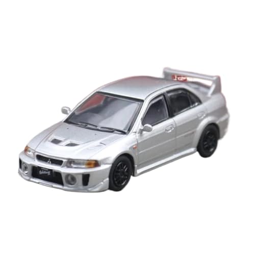 XGFFBAGB 1/64 Für Lancer Evolution V EVO 5 Spielzeugauto Diecast Metall Sport Fahrzeug Modell Sammlung Geschenk(Silver,No Box) von XGFFBAGB