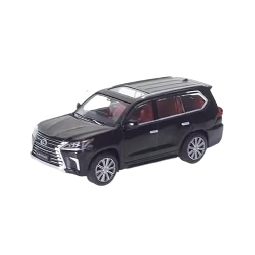 XGFFBAGB 1/64 Für Lexus 570 Legierung Auto Modell Tasche Dekoration Diecast Automotive Modell Sammlung Auto Modell Spielzeug Ornamente(Black A,with Box) von XGFFBAGB