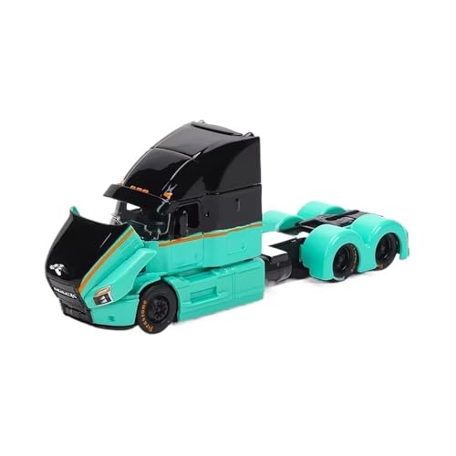 XGFFBAGB 1/64 Für Mack Anthem Trailer Anhänger Modellauto Legierung Auto Spielzeug Sammlung Geschenk(Green,with Box) von XGFFBAGB