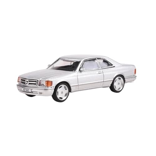 XGFFBAGB 1/64 Für Mercedes 500SEC Legierung Auto Modell Spielzeug Geschenk Sammlung(Silver,No Box) von XGFFBAGB