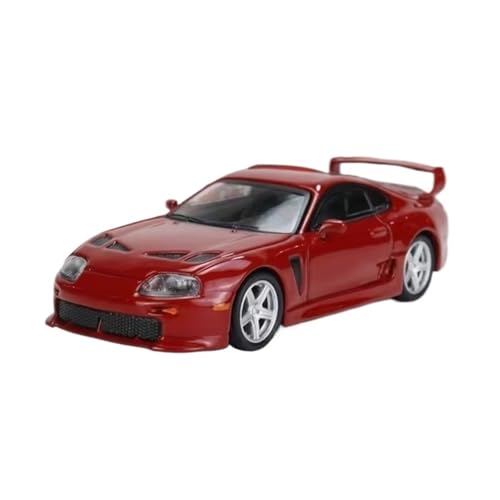 XGFFBAGB 1/64 Für PANDEM GT Supra TRD 3000GT Sammlung Von Druckguss-Legierung Auto Dekoration Modell Spielzeug(Red A,No Box) von XGFFBAGB