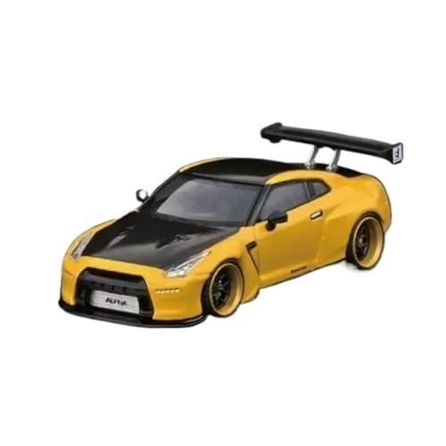 XGFFBAGB 1/64 Für PANDEM R35 GTR Modellauto(Yellow A,with Box) von XGFFBAGB