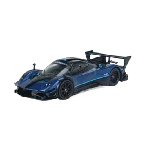 XGFFBAGB 1/64 Für Paga Zonda Revolution Legierung Druckguss Sport Fahrzeug-Blau Metallic Modell Auto(No Box) von XGFFBAGB