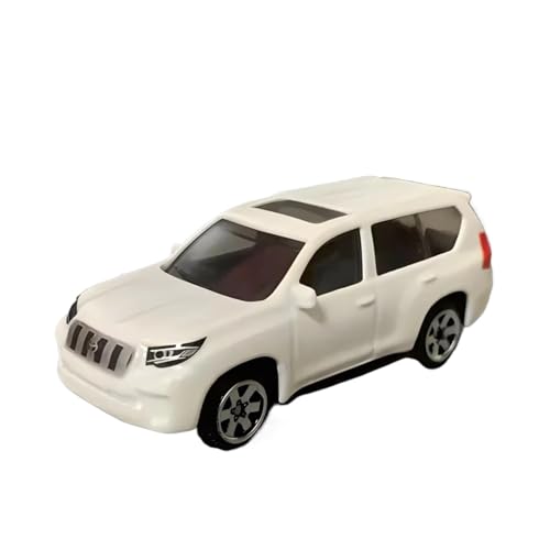 XGFFBAGB 1/64 Für Prado Auto Modell Maßstab Diecast Fahrzeug Geschenk Spielzeug(White) von XGFFBAGB