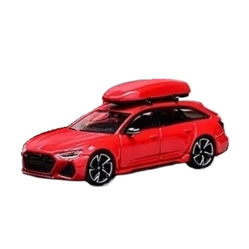 XGFFBAGB 1/64 Für RS6 C8 Avant Reise Legierung Auto Modell Souvenir Statische Display Sammeln Spielzeug Geschenk(Rosso,with Box) von XGFFBAGB