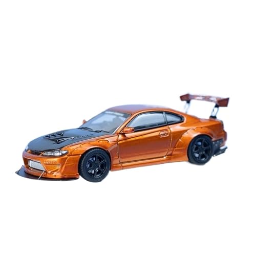 XGFFBAGB 1/64 Für S15 Legierung Auto Modell Dekoration Sammlung(Orange C,No Box) von XGFFBAGB