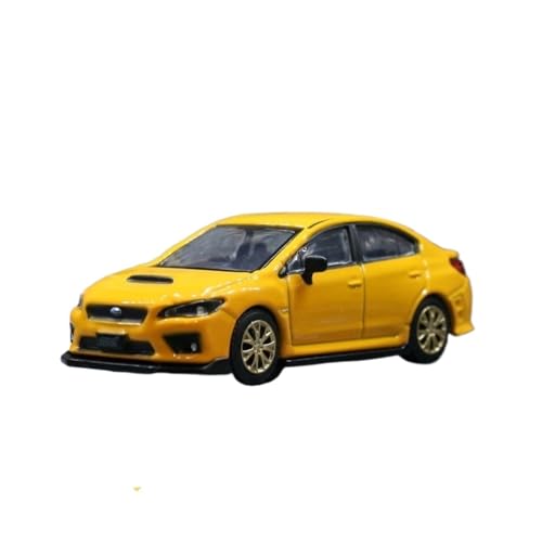 XGFFBAGB 1/64 Für STI WRX Modell Spielzeug Auto Diecast Metall Legierung Racing Fahrzeug Freies Räder Sammlung Geschenk(Yellow D,with Box) von XGFFBAGB