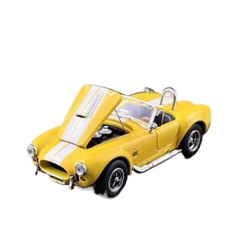 XGFFBAGB 1/64 Für Shelby 427 Cobra Vintage Auto Diecast Modell Auto Metall Display Sammlung Ornamente(Yellow C,with Box) von XGFFBAGB