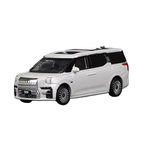 XGFFBAGB 1/64 Für ZEEKR 009 Auto Modell MPV Druckguss Fahrzeuge Spielzeug Diecast Voiture Geschenk Sammlung(White,with Box) von XGFFBAGB