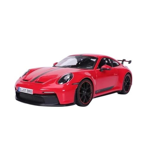 XGFFBAGB 1:18 Für 911 Gt3 2022 Rennwagen Legierung Druckguss Modell Fahrzeug Serie Sammlung Spielzeug Geschenke(Rosso,No Box) von XGFFBAGB