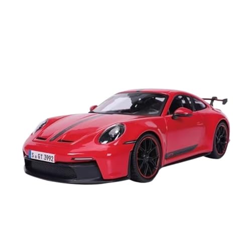 XGFFBAGB 1:18 Für 911 Gt3 Racing Sport Auto Diecast Modell Edition Legierung Fahrzeug Spielzeug Sammlung Geschenk(Rosso,No Box) von XGFFBAGB