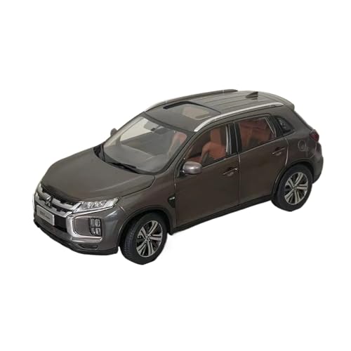 XGFFBAGB 1:18 Für ASX SUV Legierung Auto Modell Druckguss Metall Spielzeug Sammlung Ornamente Souvenirs(Brown Gray,No Box) von XGFFBAGB