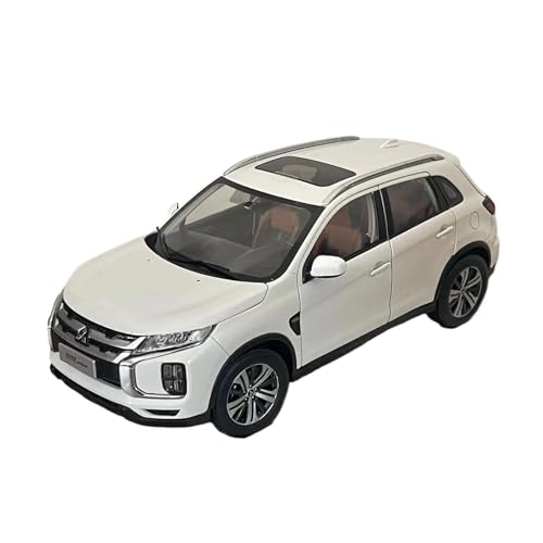 XGFFBAGB 1:18 Für ASX SUV Legierung Auto Modell Druckguss Metall Spielzeug Sammlung Ornamente Souvenirs(White,No Box) von XGFFBAGB