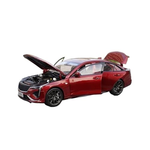 XGFFBAGB 1:18 Für CT4 CT5 Diecast Fahrzeug Legierung Auto Modell Metall Fahrzeug Spielzeug Geschenke Sammlerstück(Rosso,with Box) von XGFFBAGB