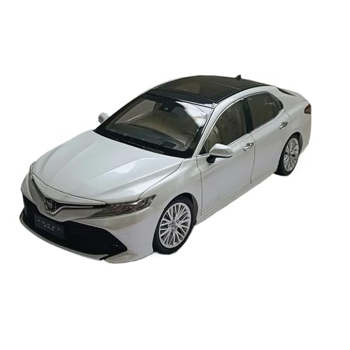 XGFFBAGB 1:18 Für Camry Der Achten Generation, Statisches Automodell Aus Druckgusslegierung, Fan-Sammlung, Souvenir-Geschenk(White,No Box) von XGFFBAGB