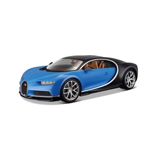 XGFFBAGB 1:18 Für Chiron Metall Statische Auto Modell Legierung Diecast Fahrzeug Spielzeug Modell Geschenk(Blu,with Box) von XGFFBAGB